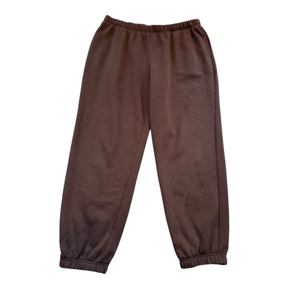 Abound Brown Sweatpants Lounge Joggers Elastic Waist Pockets Large‎ - Picture 1 of 6